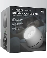 Sharper Image Sound Soother Noise Machine with Led Glow