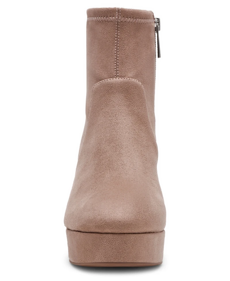 Anne Klein Womens Volt Platform Block Heel Dress Booties