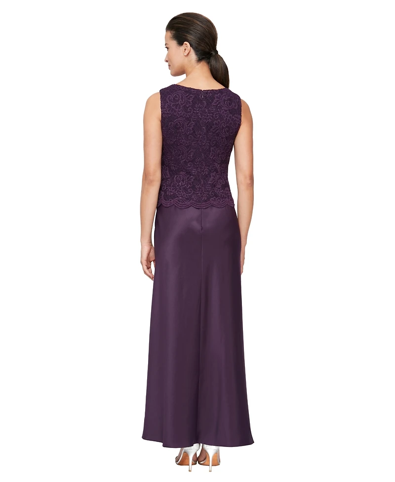 Alex Evenings Petite Lace Dress and Jacket