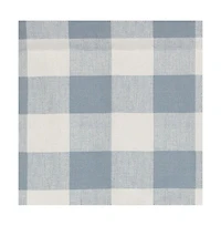 Rlf Home Grande Check Regal Style 3" Rod Pocket Valance Curtains