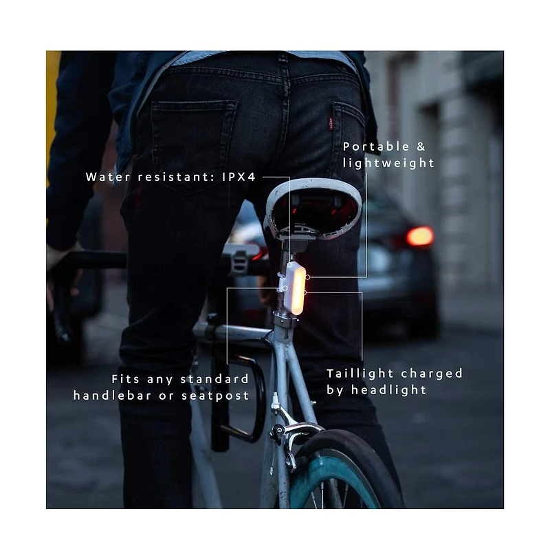 Mpowerd Luci Solar Bike Light Set, White