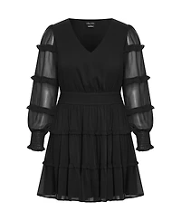 City Chic Women's Plus Daisy May Dress