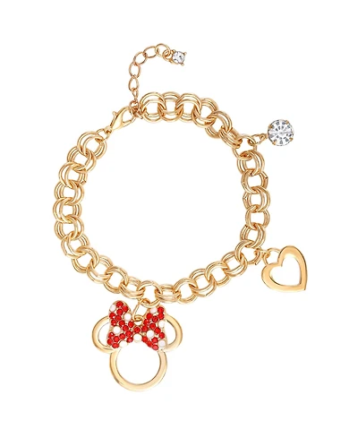 Disney Minnie Mouse Bow Charm Bracelet