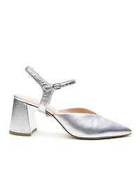 Alterre Women's Jackie Silver Customizable V Mule