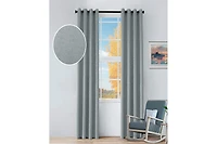 Superior Senna Textured Curtain Set of Panels with Grommet Header