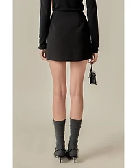 English Factory Women's Bow Detailed Mini Skirt