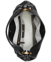 Donna Karan New York Glenwood Leather Shoulder with Tassel Detail