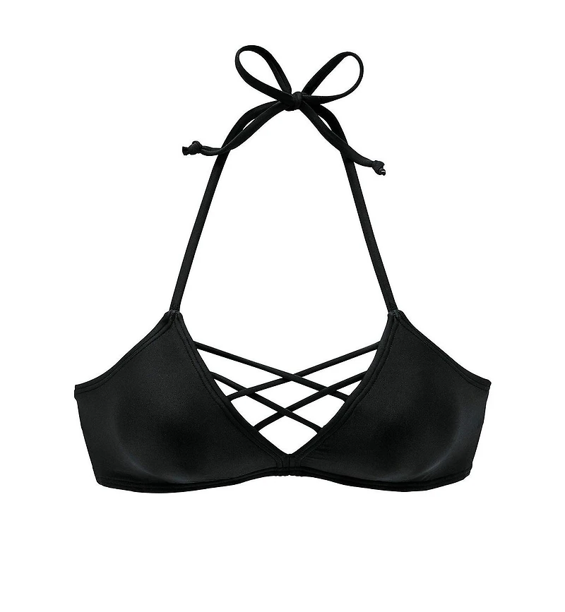 Lascana Women's Strappy Triangle Bikini Swimsuit Top Bra Sizing