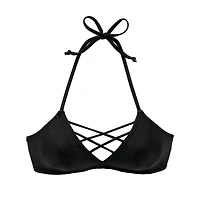 Lascana Women's Strappy Triangle Bikini Swimsuit Top Bra Sizing