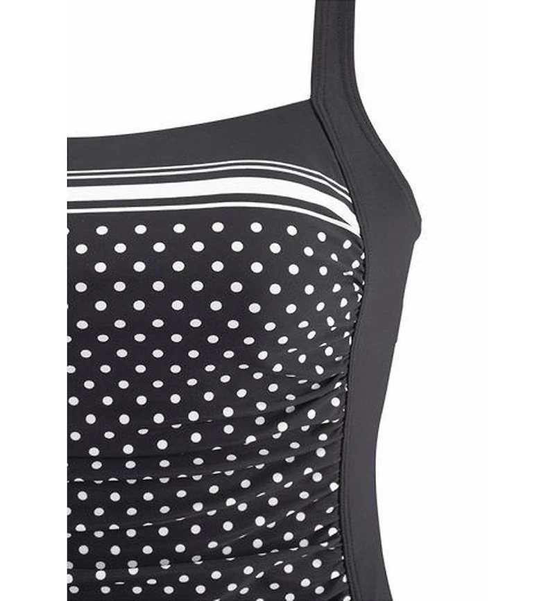 Lascana Women's Patterned Shaping One Piece Swimsuit
