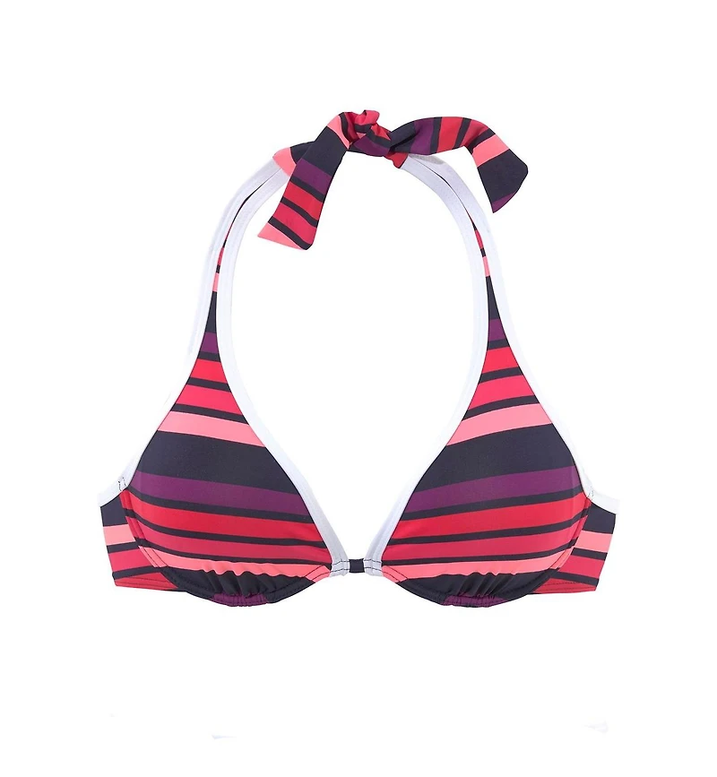 Lascana Women's Striped Underwire Bikini Swimsuit Top Bra Sizing