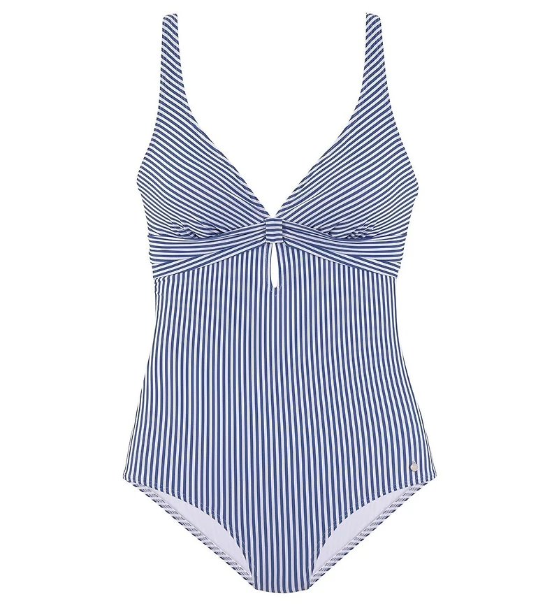 Lascana Women's Striped One Piece Swimsuit
