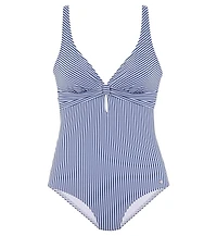Lascana Women's Striped One Piece Swimsuit