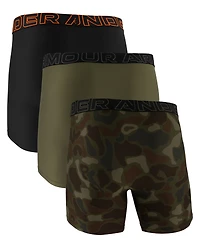 Under Armour Men's 3-Pk. Performance Tech 6" Boxer Briefs