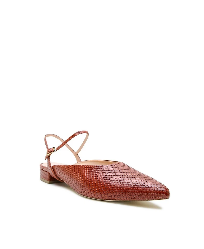 Alterre Women's Brown Snake Amal Customizable Point Slide