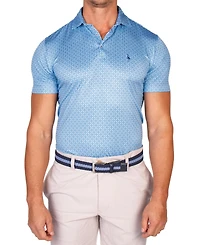 TailorByrd Men's Abstract Geo Performance Polo