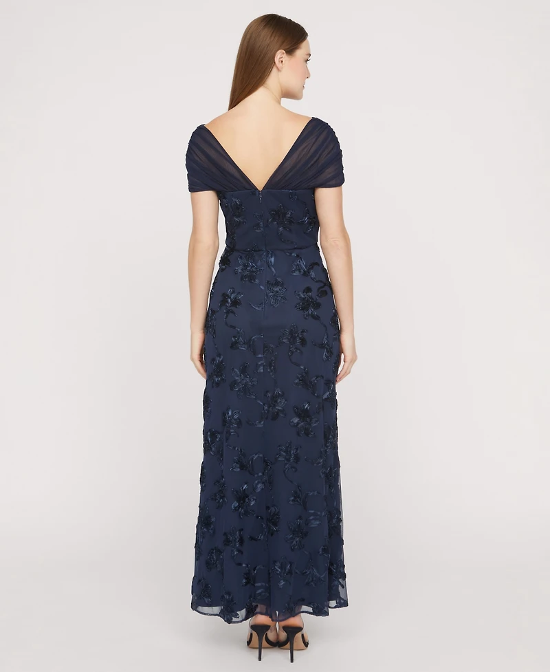 Js Collections Women's Carolina Ankle V-Neck Gown