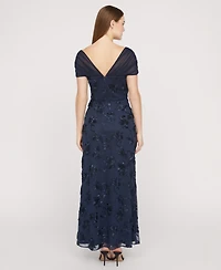 Js Collections Women's Carolina Ankle V-Neck Gown