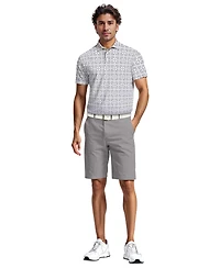 Pga Tour Men's Layered Boat Print Short-Sleeve Golf Polo Shirt