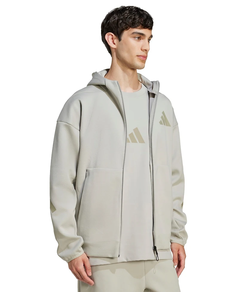 adidas Men's Z.n.e. Full-Zip Hooded Sportswear Track Jacket