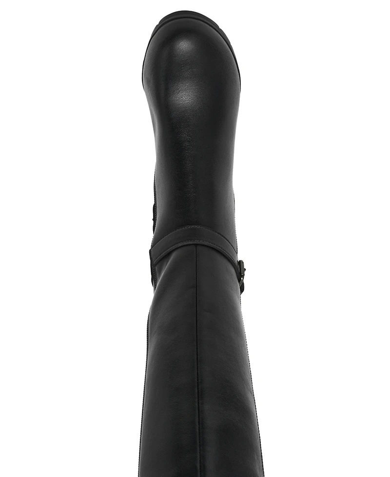 Anne Klein Women's Akrylee Round Toe Boots