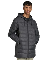 adidas Men's Essentials 3-Stripes Light Down Sportswear Hooded Parka
