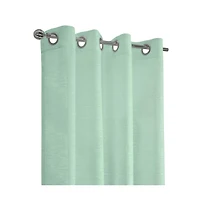 Habitat Boucle Sheer Premium Stylish and Functional Grommet Curtain Panel 52" x 63" Surf Spray