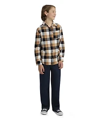 Levi's Big Boys Buffalo Checkered Flannel Long Sleeve Shirt