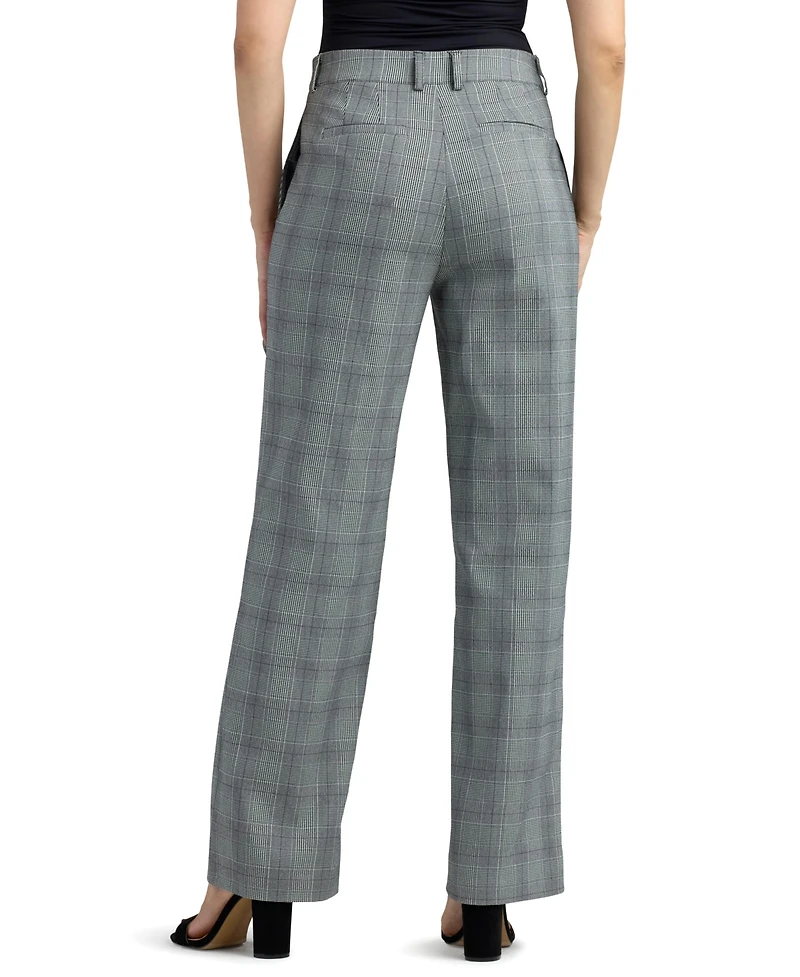 Bcx Junior's Millennium Check Straight Pants