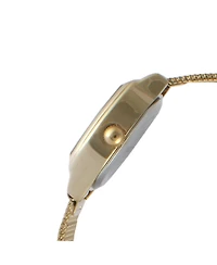 Peugeot Women's Black Dial Sun Moon Watch 30x20mm Calendar Mesh Bracelet