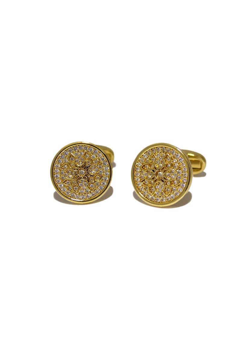 Classicharms Constantine Regal Round Cufflinks