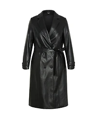 City Chic Plus Phylis Trench Coat