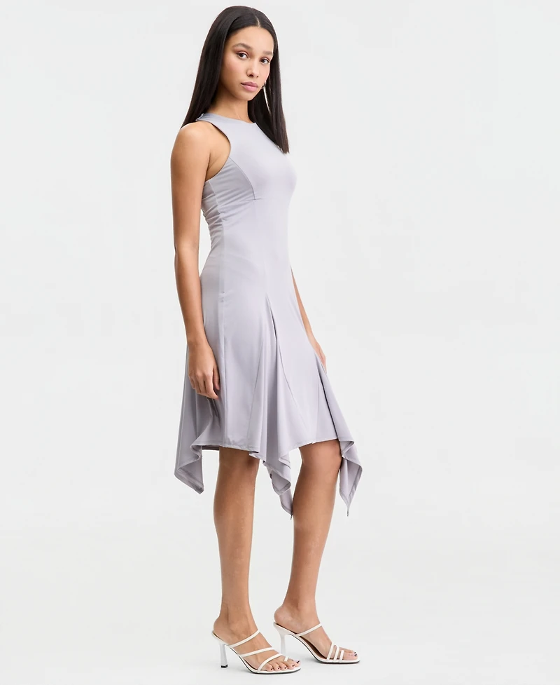 Bar Iii Women's Handkerchief-Hem Sleeveless Dress, Macy's Exclusive