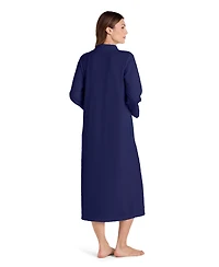 Miss Elaine Women's Zipper Short Robe