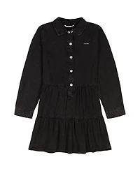 Calvin Klein Girls 7-16 Long-Sleeve Denim Shirt Dress