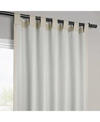 Half Price Drapes Vienna Basic Linen Blackout Curtain Pair (2 Panels