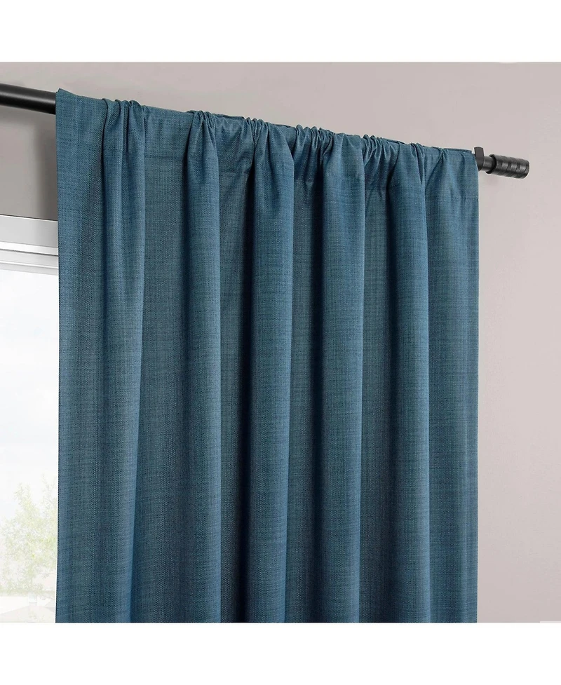 Half Price Drapes Vienna Basic Solid Curtains (2 Panel) Blackout For Bedroom & Living Room