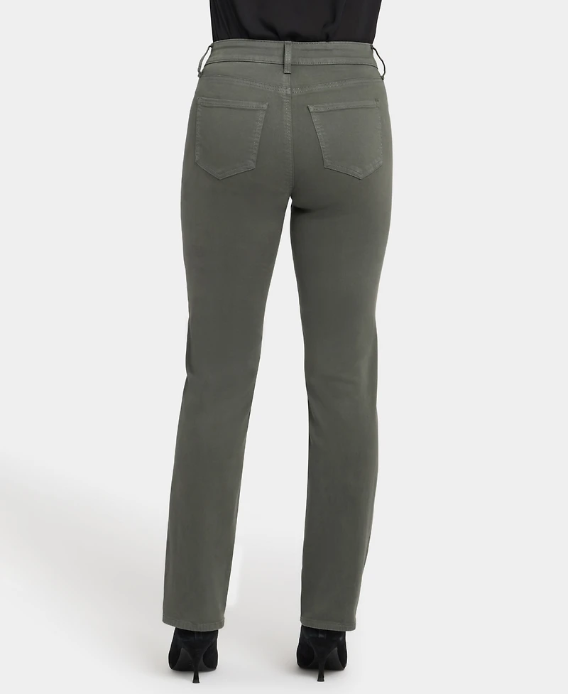 Nydj Women's High Rise Marilyn Straight Jeans