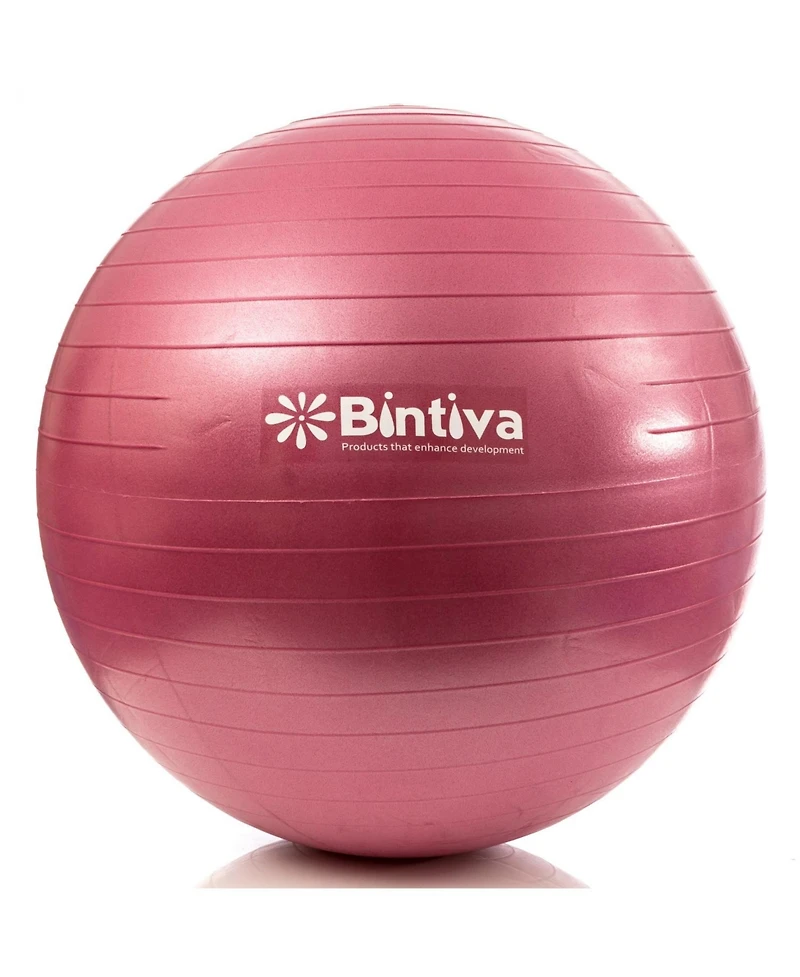 Bintiva Anti-Burst Exercise Stability Yoga Ball for Fitness 75cm - Black