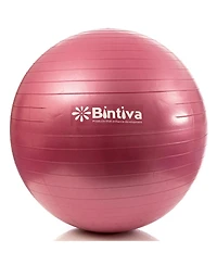 Bintiva Anti-Burst Exercise Stability Yoga Ball for Fitness 75cm - Black