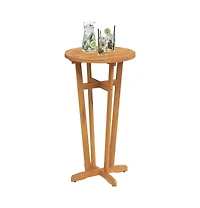 vidaXL Patio Bar Table 23.6"x41.3" Solid Wood Acacia