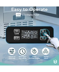 Euhomy Commercial Ice Maker Machine