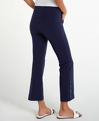 Liverpool Los Angeles Women's Pull-On Kick Flare Crop Pants