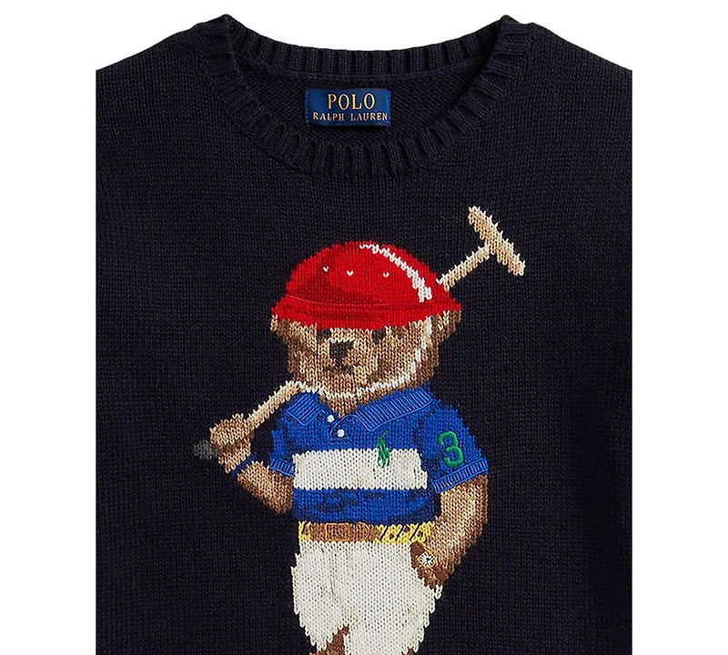 Polo Ralph Lauren Boys 8-20 Bear Crewneck Sweater