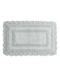 Laura Ashley Crochet Reversible Cotton Bath Rug, 21" x 34"
