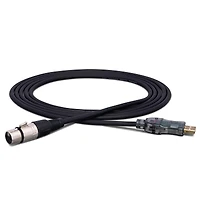 Hosa Technology 10' (3m) Tracklink Microphone Xlr Female to Usb Interface Cable