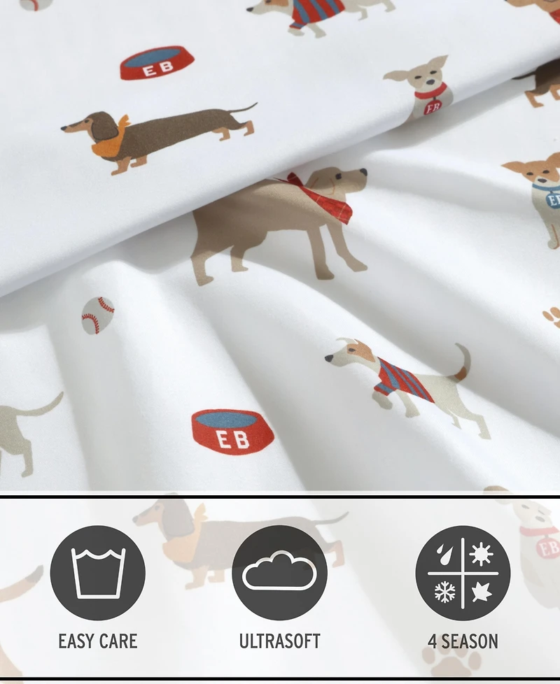 Eddie Bauer Buddy And Friends Microfiber 3-Pc. Sheet Set