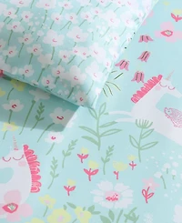 Laura Ashley Magical Unicorns Microfiber -Pc. Comforter Set