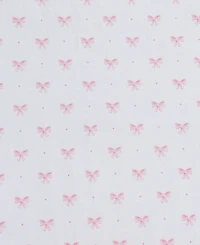 Laura Ashley Lovely Bows Microfiber 3-Pc. Sheet Set, Twin