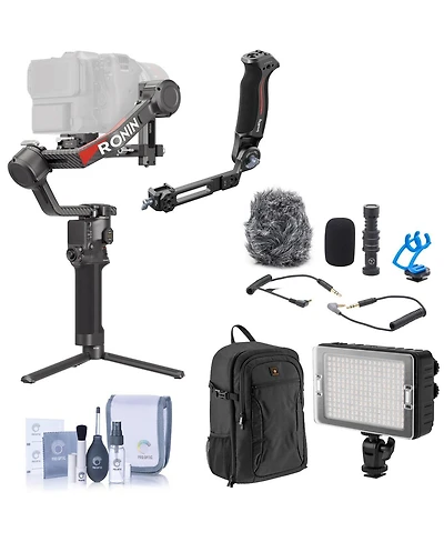 Dji Dji Rs 4 Pro, 3-Axis Gimbal Stabilizer for Dslr & Cinema Cameras, 2nd-Gen Native Vertical Shooting, 4.5kg (10lbs) Payload, Dual Focus & Zoom